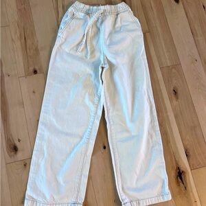 White Wide-Leg Pants